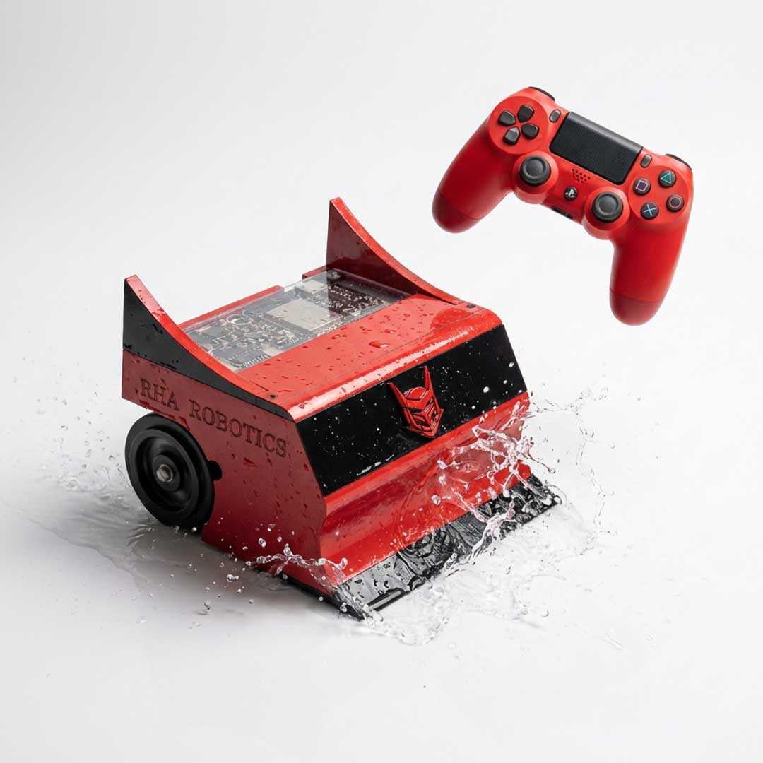 Robot MinSumo RC 500 g para colegios (control PS4) 1 Robot MinSumo RC 500 g para colegios (control PS4)