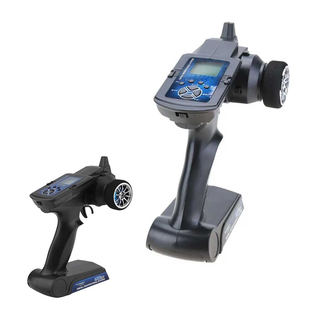 Radio control Batería Turbo Racing 2.4GHz Radio Control Remoto Transmisor 3 Canales RC Transmisor 1 Radio control Batería Turbo Racing 2.4GHz Radio Control Remoto Transmisor 3 Canales RC Transmisor