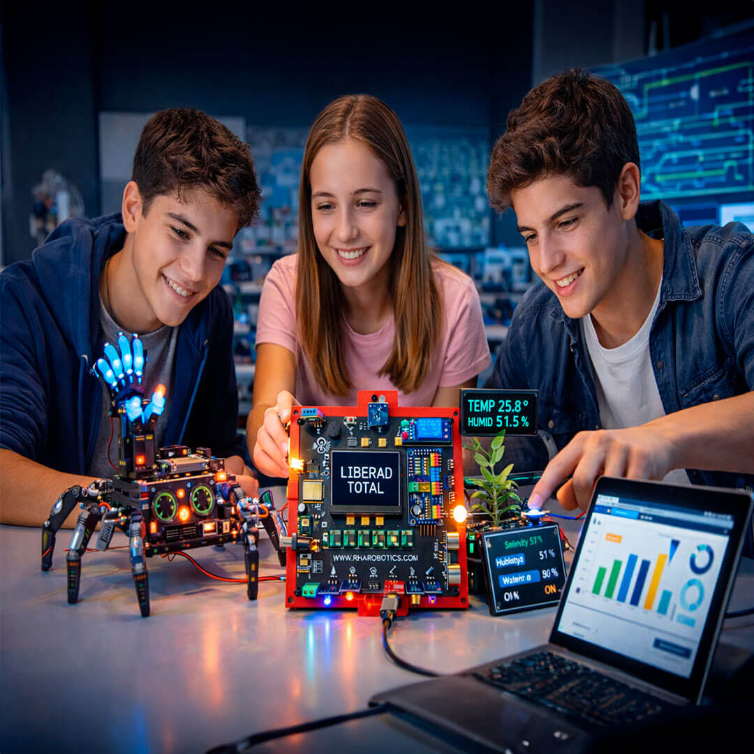Kit de Aprendizaje RHA Robotics Education – Serie DAVID 23 Kit de Aprendizaje RHA Robotics Education – Serie DAVID
