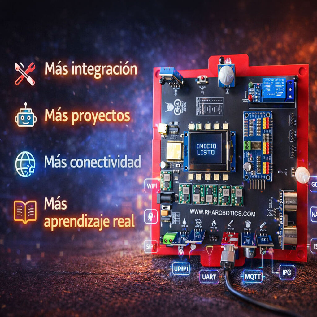 Kit de Aprendizaje RHA Robotics Education – Serie DAVID 15 Kit de Aprendizaje RHA Robotics Education – Serie DAVID