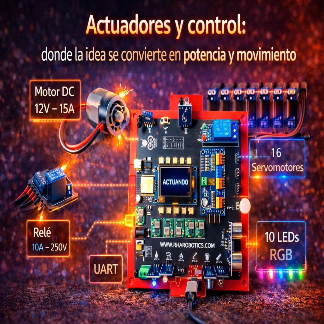 Kit de Aprendizaje RHA Robotics Education – Serie DAVID 5 Kit de Aprendizaje RHA Robotics Education – Serie DAVID - Imagen 5