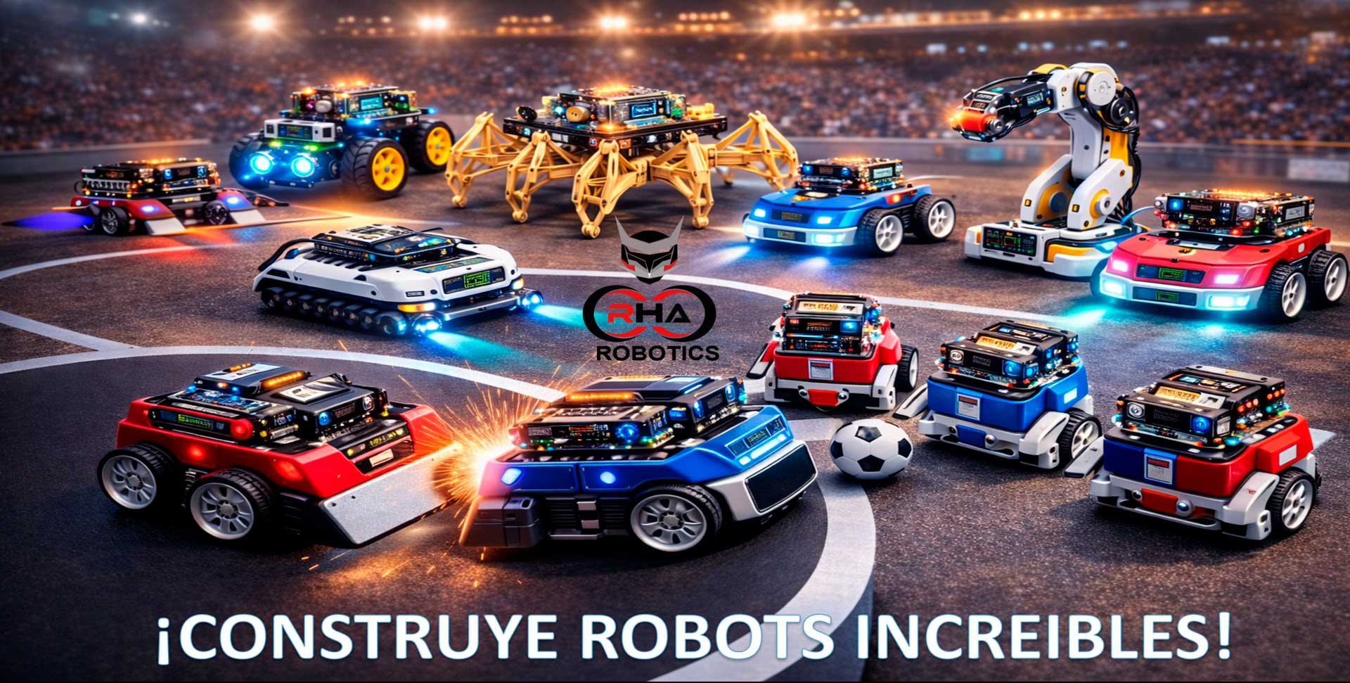 Kit de Aprendizaje RHA Robotics Education – Serie DAVID 25 Kit de Aprendizaje RHA Robotics Education – Serie DAVID